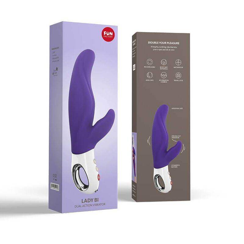 FUN FACTORY - LADY BI DUAL VIBRATOR VIOLETT - Vanelion Paradise