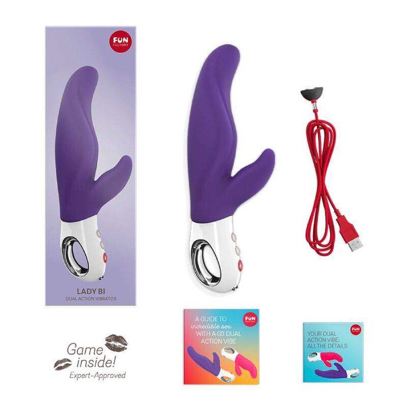 FUN FACTORY - LADY BI DUAL VIBRATOR VIOLETT - Vanelion Paradise