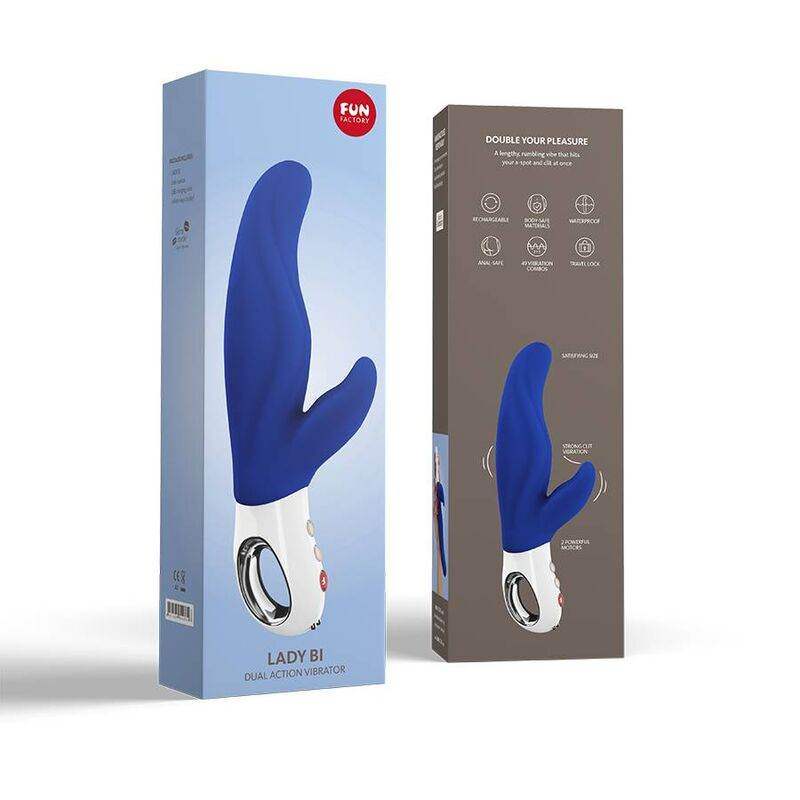 FUN FACTORY - LADY BI DUAL VIBRATOR ULTRAMARIN - Vanelion Paradise