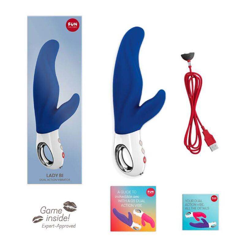 FUN FACTORY - LADY BI DUAL VIBRATOR ULTRAMARIN - Vanelion Paradise