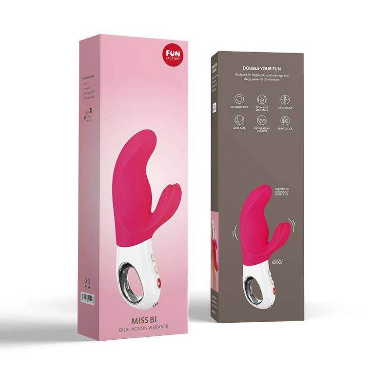 FUN FACTORY - MISS BI DUAL VIBRATOR ROSA WEISS - Vanelion Paradise