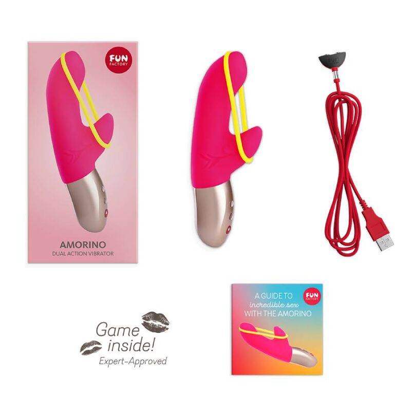 FUN FACTORY - AMORINO PINK/FLUO GELB - Vanelion Paradise