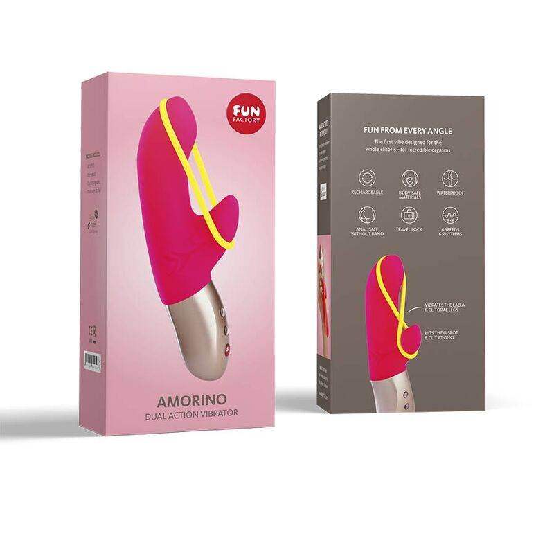 FUN FACTORY - AMORINO PINK/FLUO GELB - Vanelion Paradise
