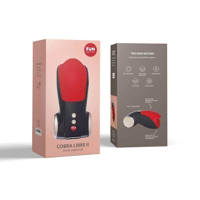 FUN FACTORY - COBRA LIBRE II KOPF DES PENIS-STIMULATORS SCHWARZ ROT - Vanelion Paradise