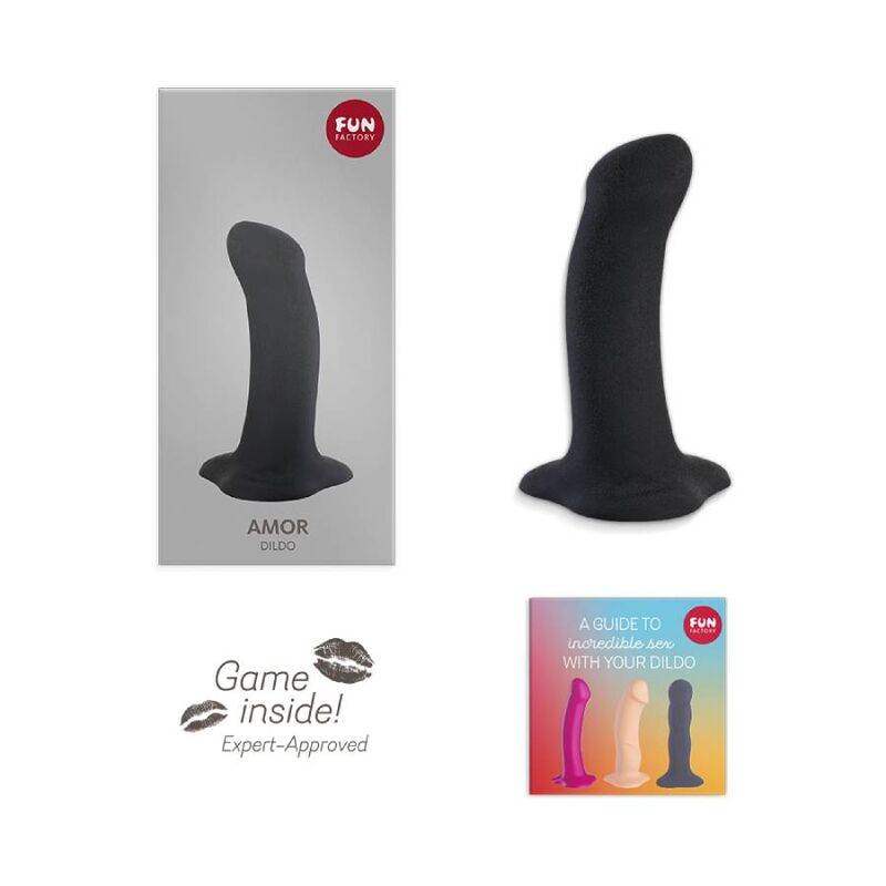 FUN FACTORY - AMOR DILDO SCHWARZ - Vanelion Paradise