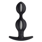 FUN FACTORY - B BALLS DUO ANAL PLUG MIT BEWEGUNG GRAU SCHWARZ - Vanelion Paradise