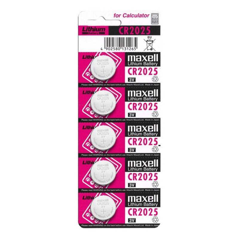 MAXELL - BATTERIE LITIO CR2025 3V 5UDS - Vanelion Paradise