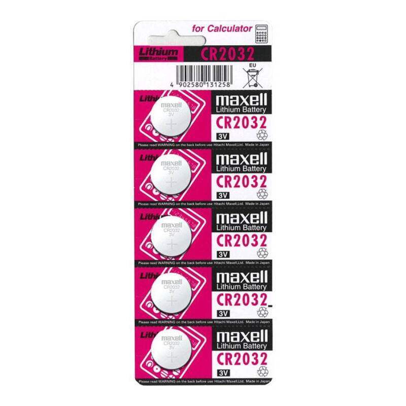 MAXELL - BATTERIE LITIO CR2032 3V 5UDS - Vanelion Paradise
