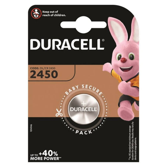 DURACELL - KNOPFBATTERIE LITIO CR2450 3V 1 EINHEIT