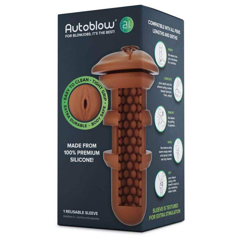 AUTOBLOW - AI VAGINA HÜLSE BRAUN - Vanelion Paradise