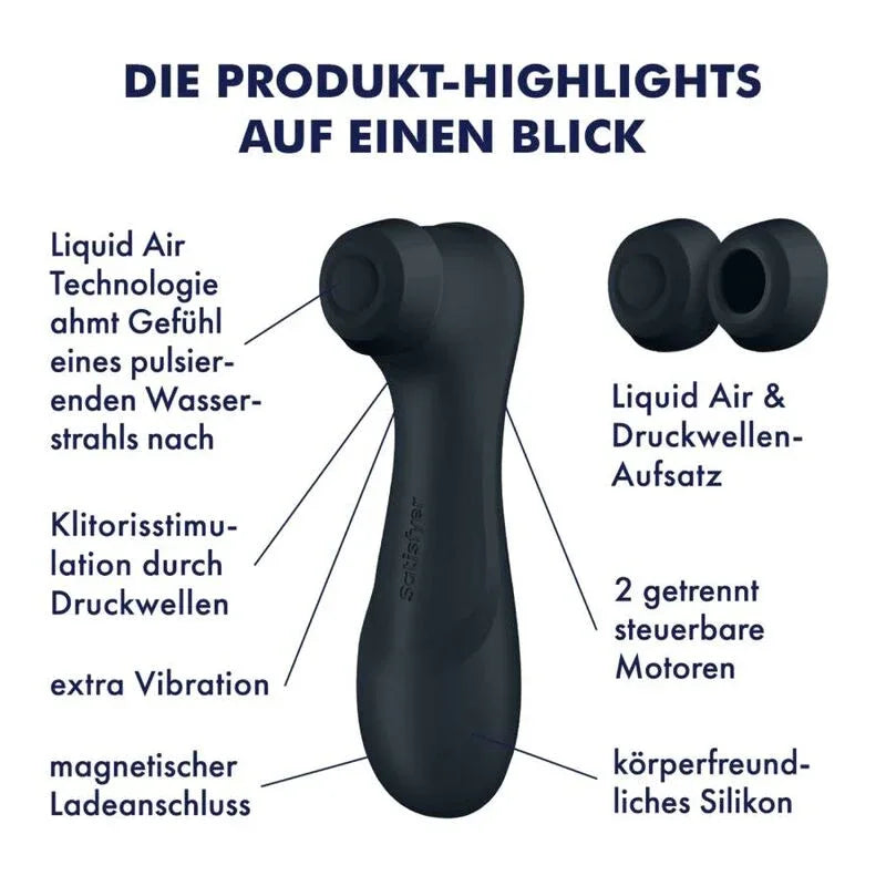 SATISFYER - PRO 2 GENERATION 3 LIQUID AIR TECHNOLOGY WEINROT - Vanelion Paradise