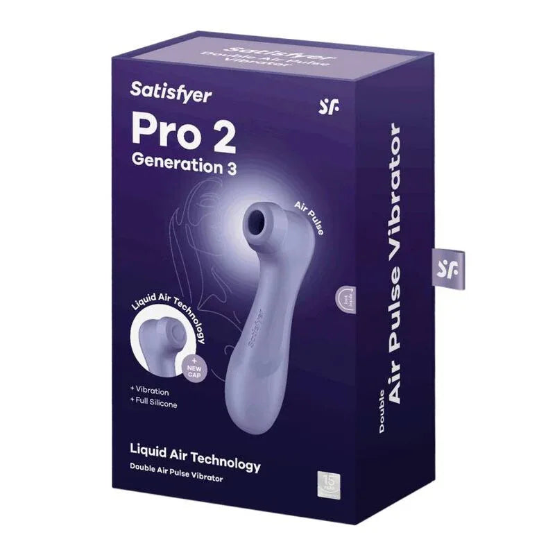 SATISFYER - PRO 2 GENERATION 3 LIQUID AIR TECHNOLOGY WEINROT - Vanelion Paradise