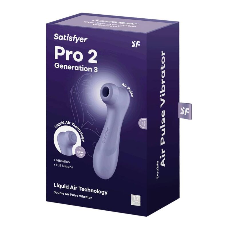 Satisfyer Pro 2 Generation 3 Liquid Air Lila