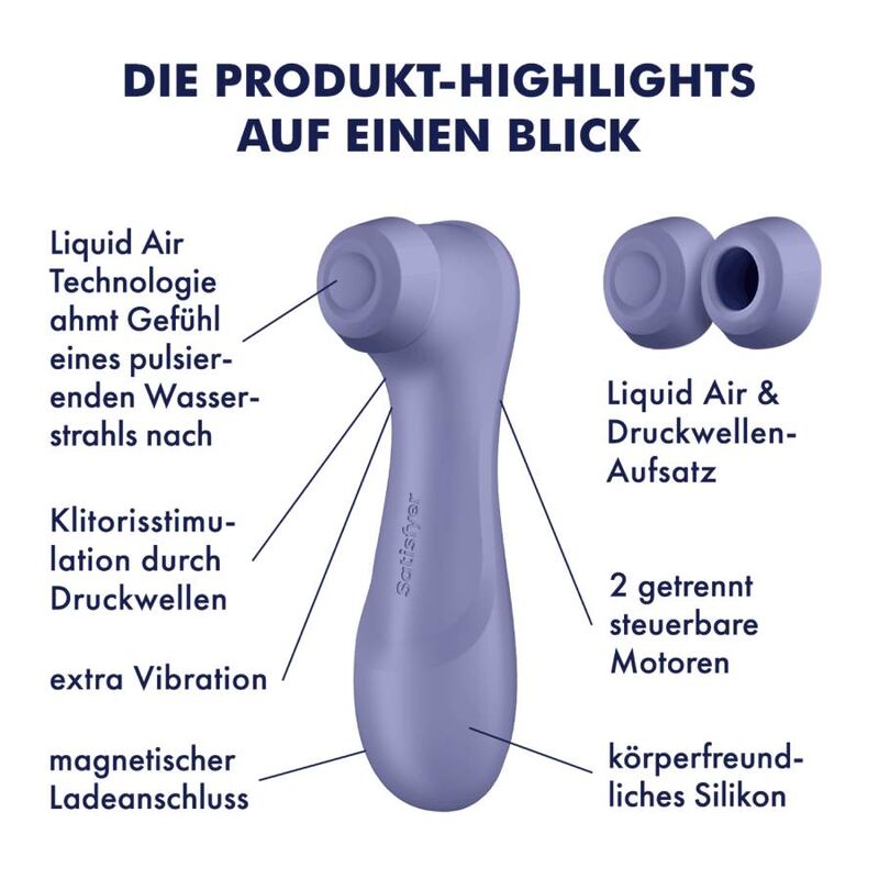 Satisfyer Pro 2 Generation 3 Liquid Air Lila