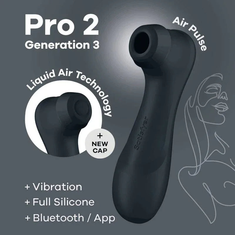 SATISFYER - PRO 2 GENERATION 3 WINE RED BLUETOOTH & APP - Vanelion Paradise
