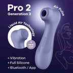 SATISFYER - PRO 2 GENERATION 3 WINE RED BLUETOOTH & APP - Vanelion Paradise