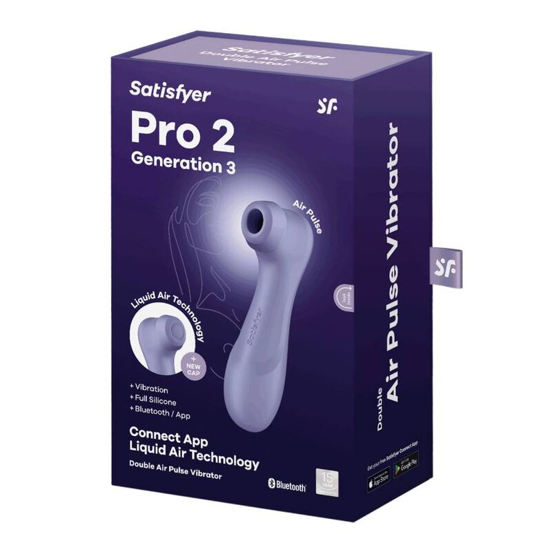 SATISFYER - PRO 2 GENERATION 3 WINE RED BLUETOOTH & APP