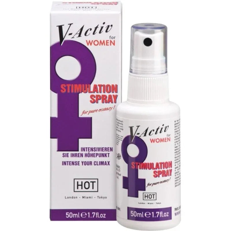 HEISS - V-ACTIV PENIS POWER SPRAY FRAUEN 50ML - Vanelion Paradise