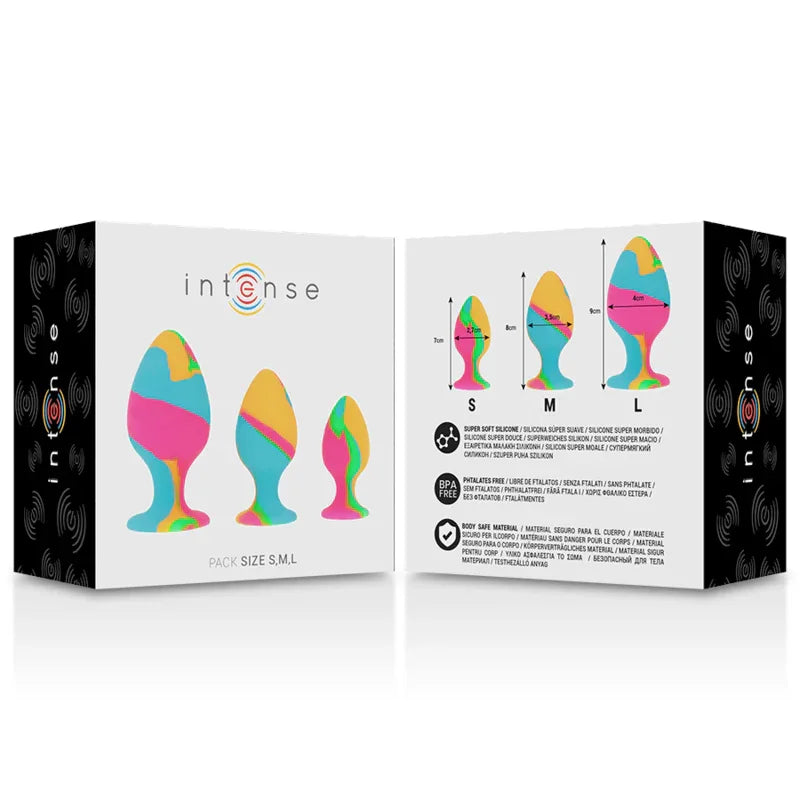 INTENSE - MEHRFARBIGE SILIKON-STECKER-SET - Vanelion Paradise