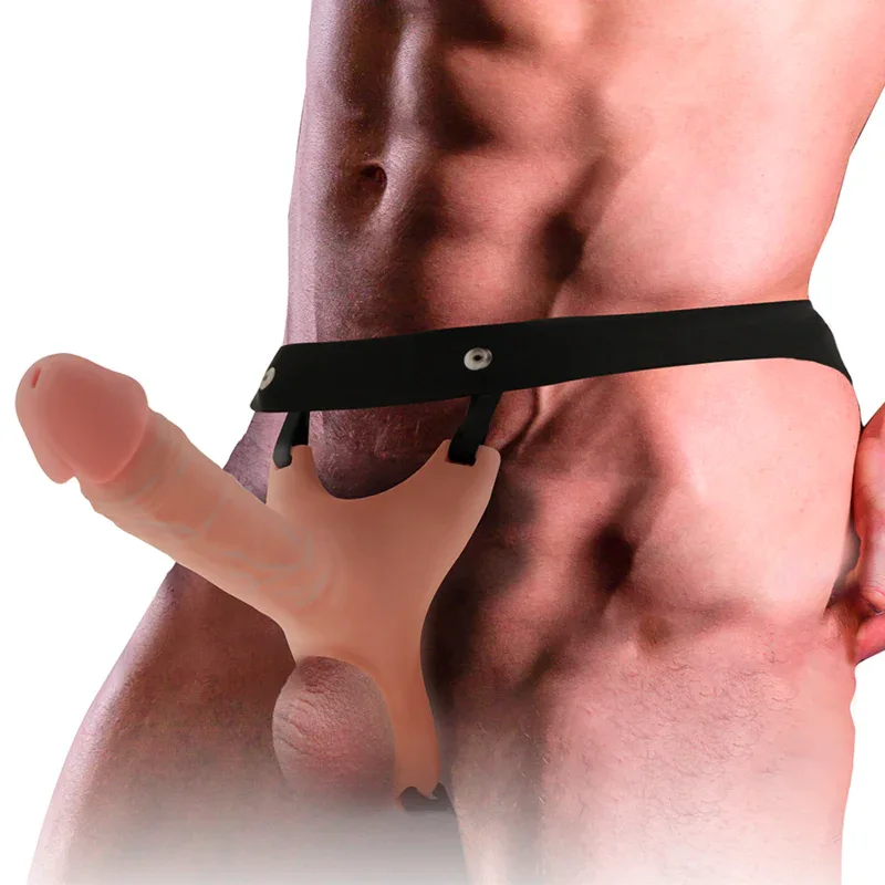 INTENSE - HOHLGESCHIRR MIT SILIKON-DILDO 16 X 3,5 CM - Vanelion Paradise