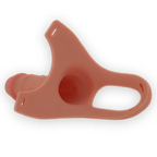 INTENSE - HOHLGESCHIRR MIT SILIKON-DILDO 16 X 3,5 CM - Vanelion Paradise
