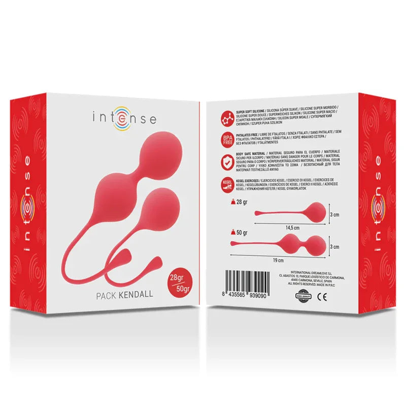 INTENSE - KEGEL BALLS PACK KENDALL RED - Vanelion Paradise