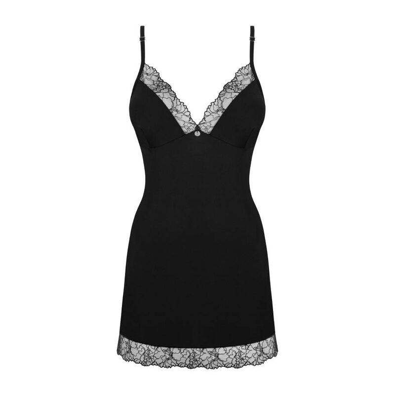 OBSESSIVE - BELLA ROU CHEMISE & TANGA XS/S - Vanelion Paradise