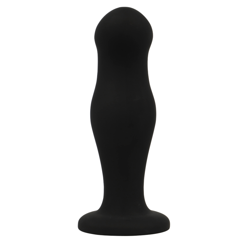 BLACK&SILVER - SEAN PLUG ANAL PREMIUM SILIKON SCHWARZ