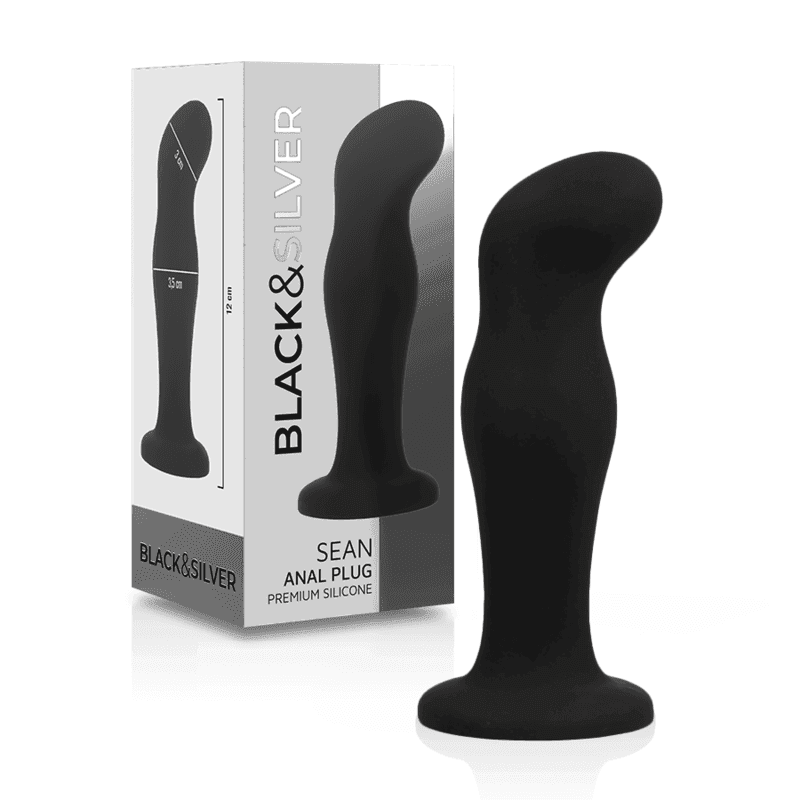 Black Silver Sean Plug – Premium Silikon, ergonomisch, für Anfänger & Profis - Vanelion Paradise