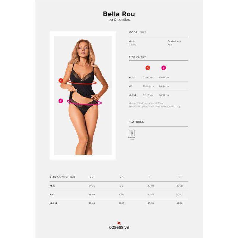 OBSESSIVE - BELLA ROU TOP & HÖSCHE XS/S - Vanelion Paradise
