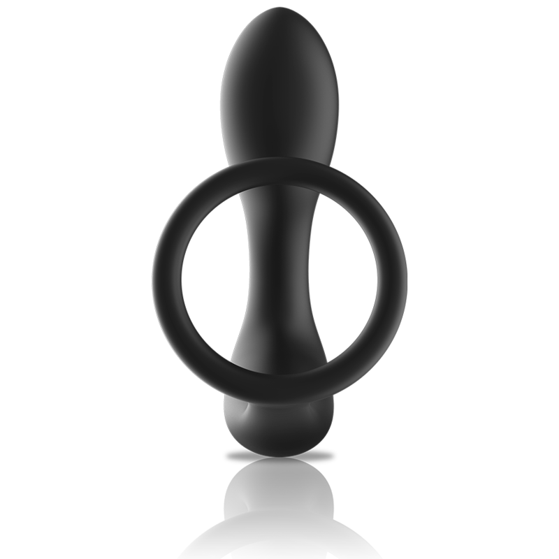 BLACK&SILVER - ANALMASSAGER MIT FERNBEDIENUNG, WIEDERAUFLADBARES SILIKON SCHWARZ