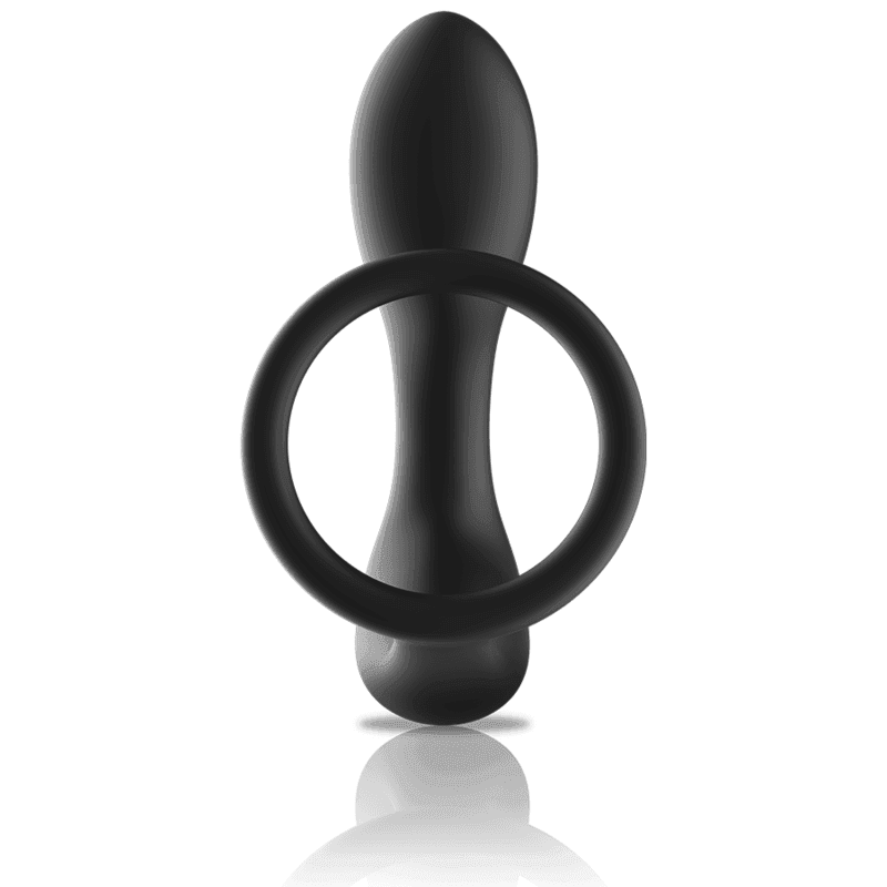 BLACK&SILVER - ANALMASSAGER MIT FERNBEDIENUNG, WIEDERAUFLADBARES SILIKON SCHWARZ - Vanelion Paradise