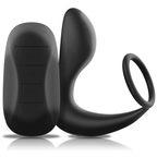 BLACK&SILVER - ANALMASSAGER MIT FERNBEDIENUNG, WIEDERAUFLADBARES SILIKON SCHWARZ - Vanelion Paradise