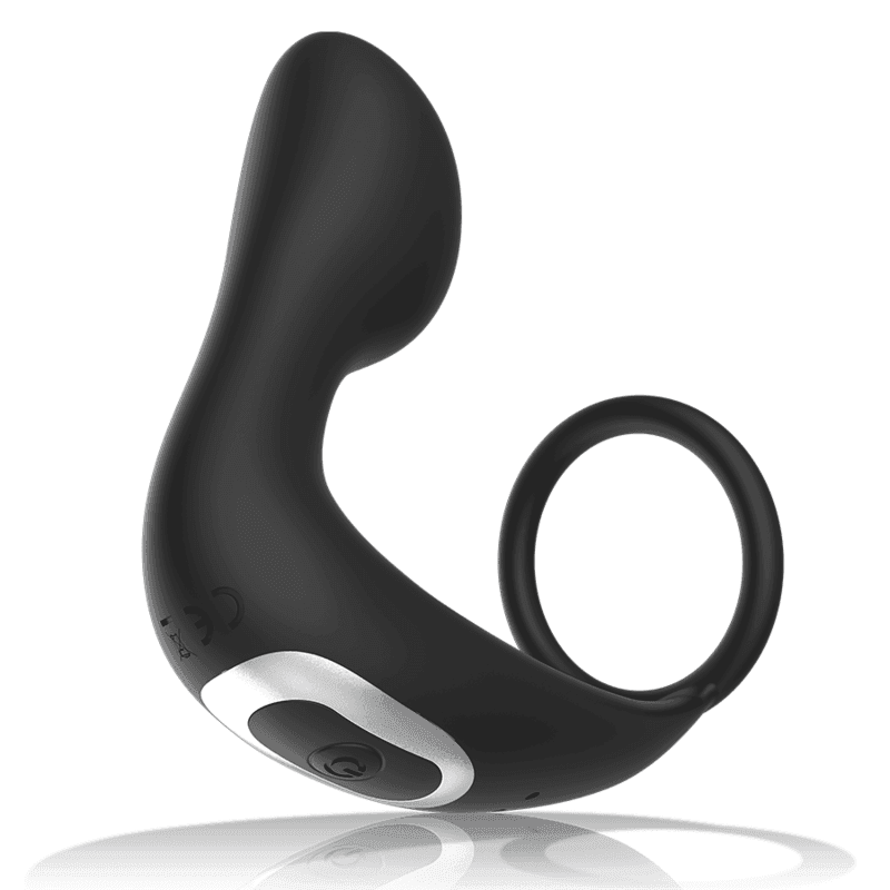 BLACK&SILVER - ANALMASSAGER MIT FERNBEDIENUNG, WIEDERAUFLADBARES SILIKON SCHWARZ - Vanelion Paradise