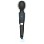 BLACK&SILVER - BECK WIEDERAUFLADBARES SILIKON-MASSAGER UND SAUGSCHWARZ - Vanelion Paradise