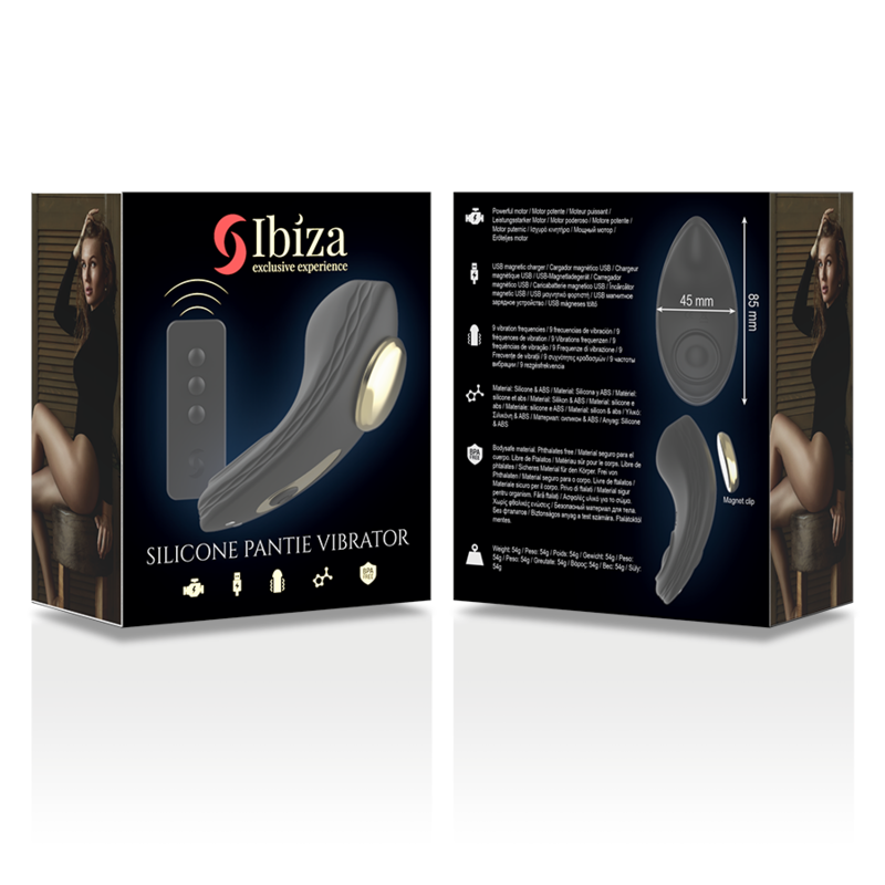 IBIZA - SILIKON-HÖSCHENVIBRATOR MIT FERNBEDIENUNG