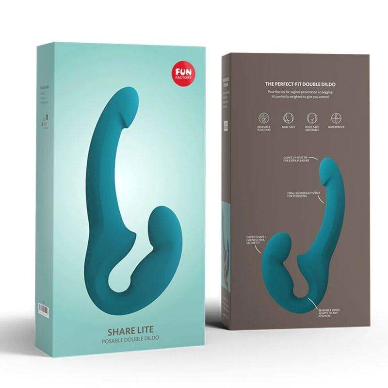 FUN FACTORY - SHARE LITE DOPPELDILDO DEEP SEA BLUE - Vanelion Paradise