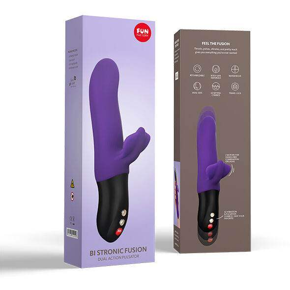 FUN FACTORY - BI STRONIC FUSION DUAL PULSATOR VIOLETT - Vanelion Paradise