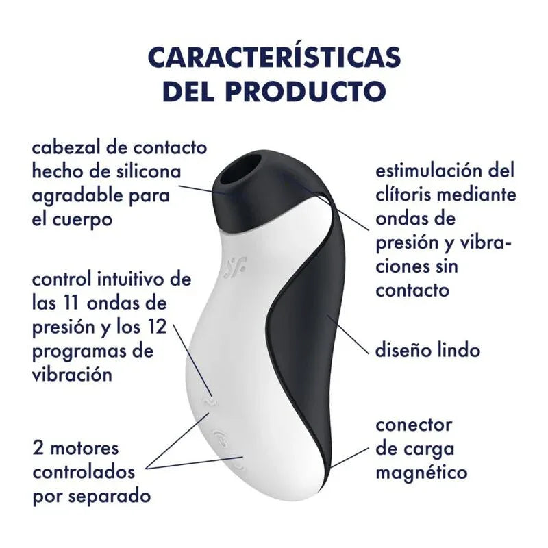 SATISFYER - ORCA AIR PULSE STIMULATOR + VIBRATION - Vanelion Paradise