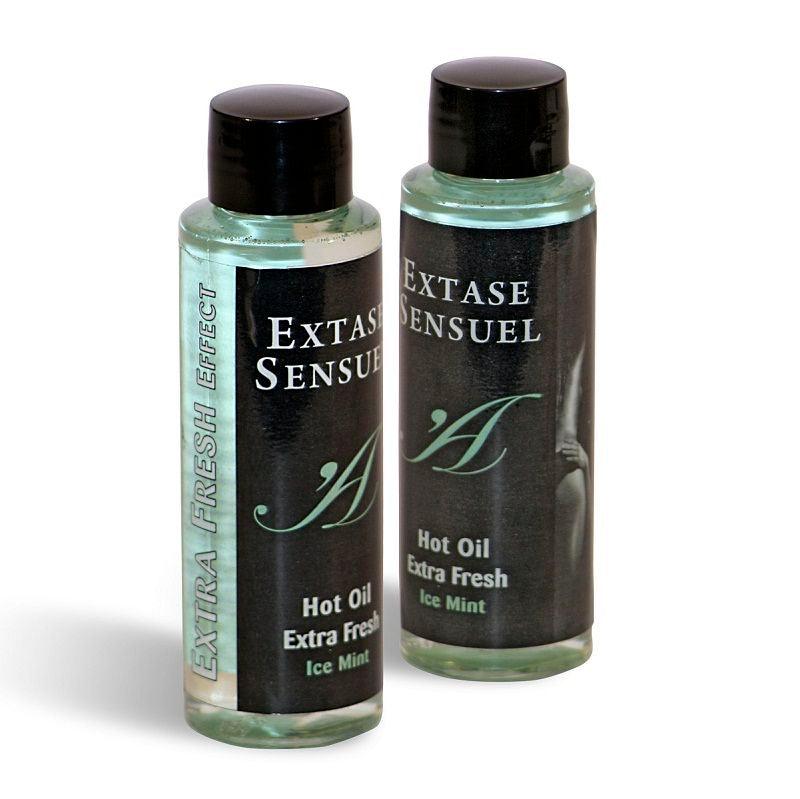 EXTASE SENSUAL - MASSAGEÖL MIT EXTRA FRISCHEM EIS EFFEKT 100 ML