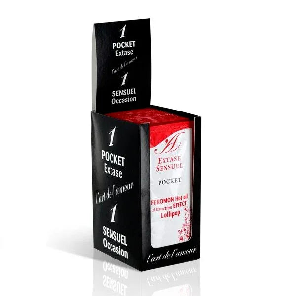 EKSTASE SENSUAL - MASSAGEÖL MIT WÄRMEEFFEKT PHEROMONEN LOLLIPOP 10 ML - Vanelion Paradise
