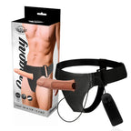 HARNESS ATTRACTION - GREGORY HOLLOW RNES MIT VIBRATOR 16.5 CM -O- 4.3 CM - Vanelion Paradise