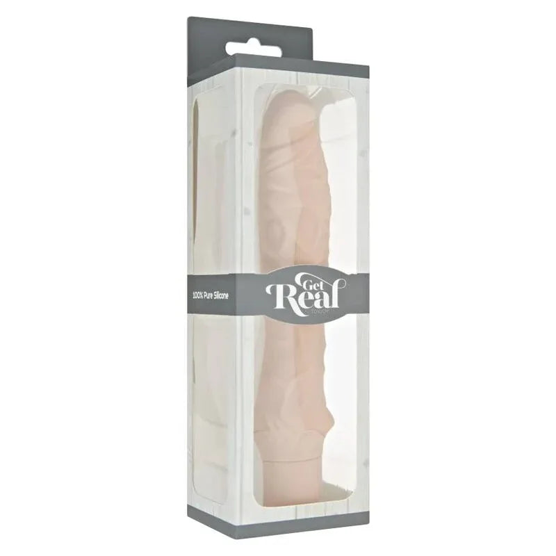 GET REAL - KLASSISCHER GROSSER NATÜRLICHER VIBRATOR - Vanelion Paradise