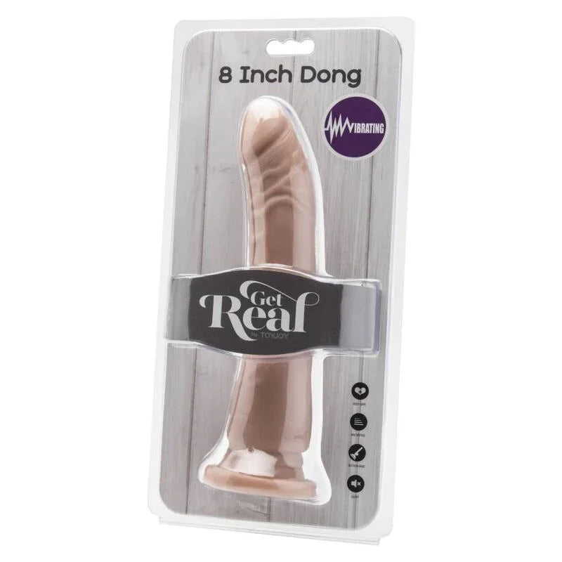 GET REAL - DONG 20,5 CM VIBRIERENDE HAUT - Vanelion Paradise