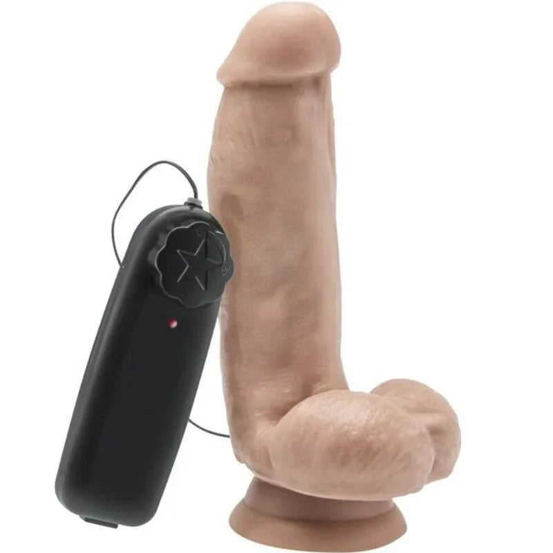 GET REAL - DILDO 12 CM MIT KUGELN VIBRATOR HAUT - Vanelion Paradise