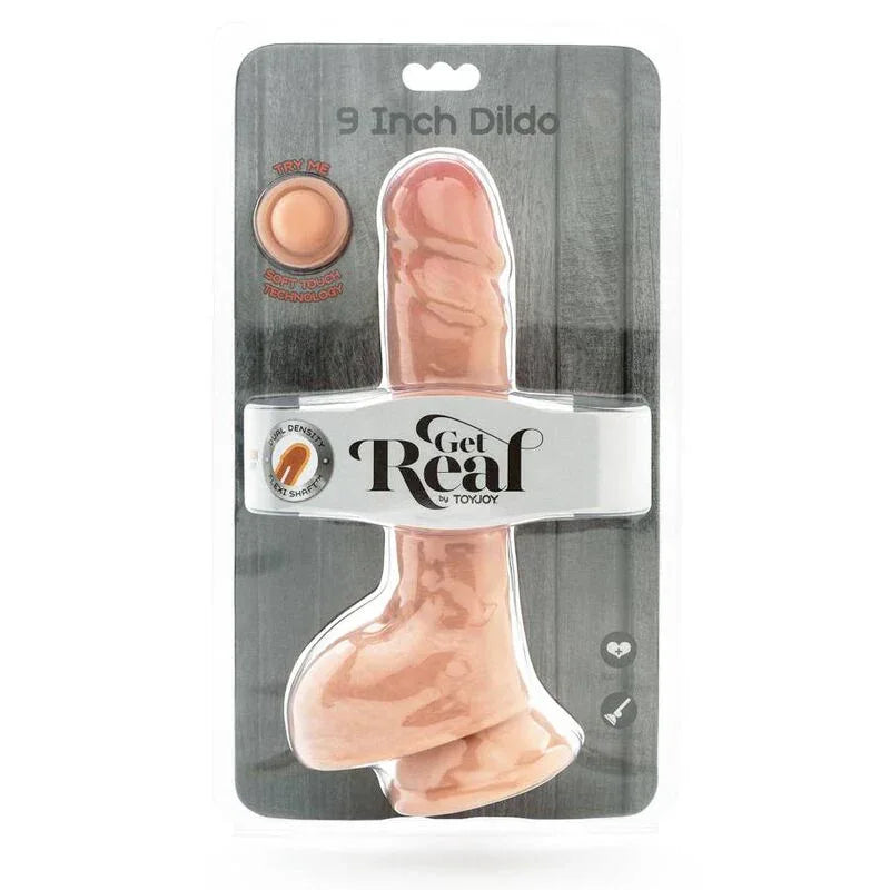GET REAL - DUAL DENSITY DILDO 25,5 CM HOLEN HAUT - Vanelion Paradise