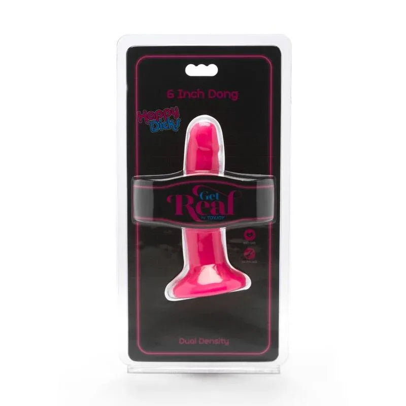 GET REAL - HAPPY DICKS DONG 12 CM ROSA - Vanelion Paradise