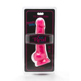GET REAL - HAPPY DICKS 19 CM MIT BLLEN ROSA - Vanelion Paradise