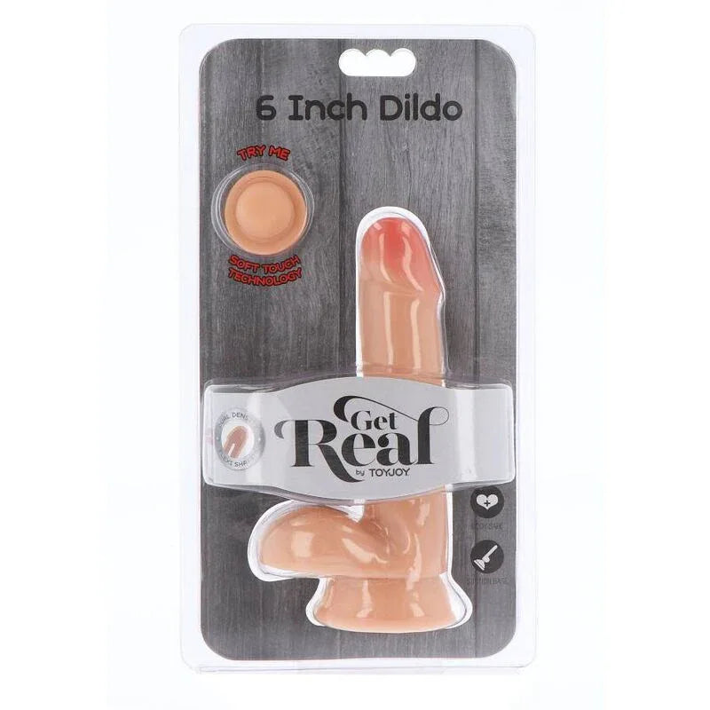 GET REAL - DUAL DENSITY DILDO 17 CM EIERHAUT - Vanelion Paradise