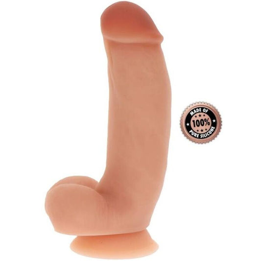 GET REAL - SILIKONDILDO 18 CM MIT KUGELN HAUT